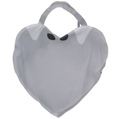 Ghost Halloween Spooky Horror Fear Giant Heart Shaped Tote by Nexatart