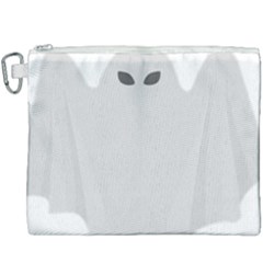 Ghost Halloween Spooky Horror Fear Canvas Cosmetic Bag (xxxl) by Nexatart