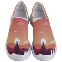 Design Art Hill Hut Landscape Women s Lightweight Slip Ons by Nexatart