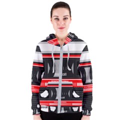 Compact Cassette Musicassette Mc Women s Zipper Hoodie by Nexatart