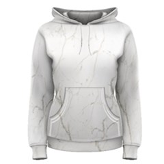 White Marble Tiles Rock Stone Statues Women s Pullover Hoodie by Nexatart