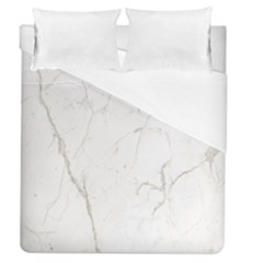 White Marble Tiles Rock Stone Statues Duvet Cover (queen Size) by Nexatart