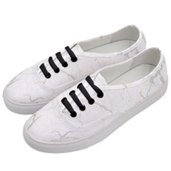 White Marble Tiles Rock Stone Statues Women s Classic Low Top Sneakers by Nexatart