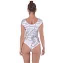 Brain Chart Diagram Face Fringe Short Sleeve Leotard  View2