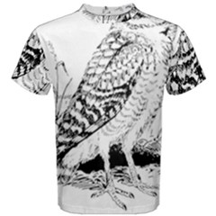 Animal Bird Forest Nature Owl Men s Cotton Tee by Nexatart