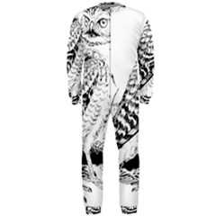 Animal Bird Forest Nature Owl Onepiece Jumpsuit (men)  by Nexatart