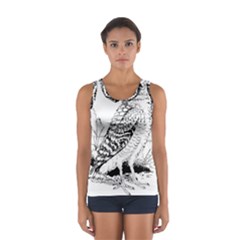 Animal Bird Forest Nature Owl Sport Tank Top  by Nexatart