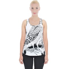 Animal Bird Forest Nature Owl Piece Up Tank Top by Nexatart