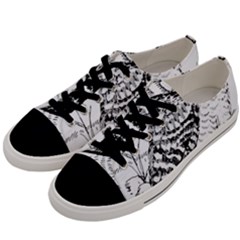 Animal Bird Forest Nature Owl Men s Low Top Canvas Sneakers by Nexatart