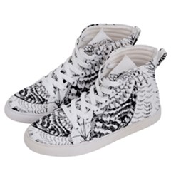 Animal Bird Forest Nature Owl Men s Hi-top Skate Sneakers by Nexatart