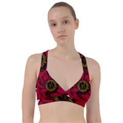 Floral Flower Petal Plant Sweetheart Sports Bra by Nexatart