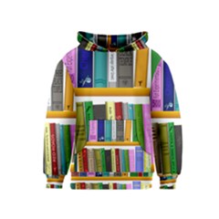 Shelf Books Library Reading Kids  Pullover Hoodie by Nexatart