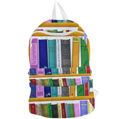 Shelf Books Library Reading Foldable Lightweight Backpack