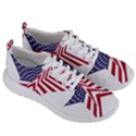 A Star With An American Flag Pattern Men s Lightweight Sports Shoes View3