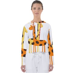 Giraffe Africa Safari Wildlife Women s Slouchy Sweat by Nexatart