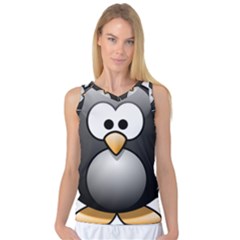 Penguin Birds Aquatic Flightless Women s Basketball Tank Top by Nexatart