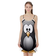 Penguin Birds Aquatic Flightless Satin Night Slip by Nexatart