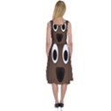 Dog Pup Animal Canine Brown Pet Midi Sleeveless Dress View2