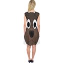 Dog Pup Animal Canine Brown Pet Capsleeve Midi Dress View2