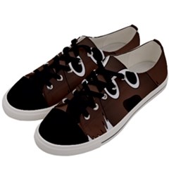 Dog Pup Animal Canine Brown Pet Men s Low Top Canvas Sneakers by Nexatart