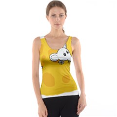 Rat Mouse Cheese Animal Mammal Tank Top by Nexatart