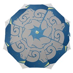 Ram Zodiac Sign Zodiac Moon Star Straight Umbrellas by Nexatart