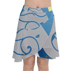 Ram Zodiac Sign Zodiac Moon Star Chiffon Wrap by Nexatart