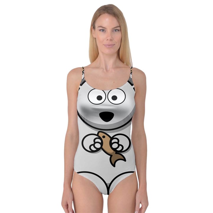 Bear Polar Bear Arctic Fish Mammal Camisole Leotard 