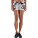 Bear Polar Bear Arctic Fish Mammal Yoga Shorts View1