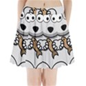 Bear Polar Bear Arctic Fish Mammal Pleated Mini Skirt View1