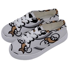 Bear Polar Bear Arctic Fish Mammal Kids  Classic Low Top Sneakers