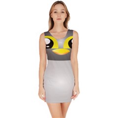 Cute Penguin Animal Bodycon Dress by Nexatart