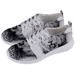 Lion Wildlife Art And Illustration Pencil Men s Lightweight Sports Shoes