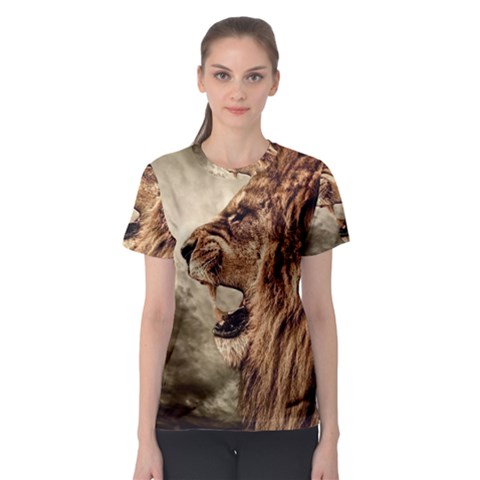 Roaring Lion Women s Sport Mesh Tee by Nexatart