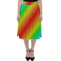 Background Diagonal Refraction Folding Skater Skirt