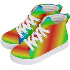 Background Diagonal Refraction Kid s Hi-top Skate Sneakers by Nexatart