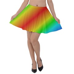 Background Diagonal Refraction Velvet Skater Skirt by Nexatart