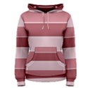 Striped Shapes Wide Stripes Horizontal Geometric Women s Pullover Hoodie View1