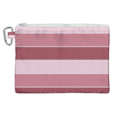 Striped Shapes Wide Stripes Horizontal Geometric Canvas Cosmetic Bag (xl) by Nexatart