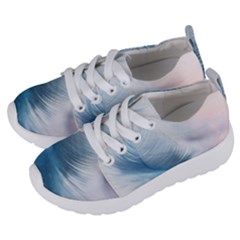 Feather Ease Slightly Blue Airy Kids  Lightweight Sports Shoes by Nexatart