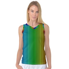 Spectrum Colours Colors Rainbow Women s Basketball Tank Top by Nexatart