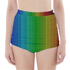 Spectrum Colours Colors Rainbow High-waisted Bikini Bottoms by Nexatart