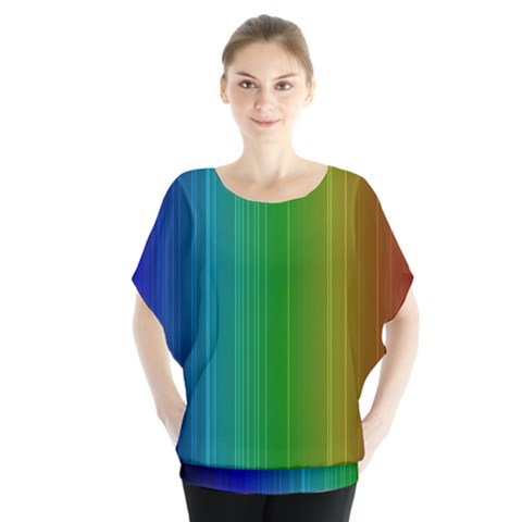 Spectrum Colours Colors Rainbow Blouse by Nexatart