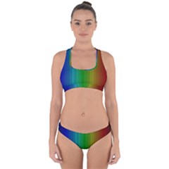 Spectrum Colours Colors Rainbow Cross Back Hipster Bikini Set by Nexatart