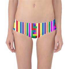 Rainbow Geometric Design Spectrum Classic Bikini Bottoms by Nexatart