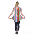 Rainbow Geometric Design Spectrum Short Sleeve Tunic  View2