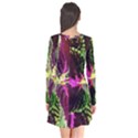 Plant Purple Green Leaves Garden Flare Dress View2