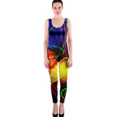 Fractal Pattern Abstract Chaos One Piece Catsuit by Nexatart