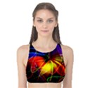 Fractal Pattern Abstract Chaos Tank Bikini Top View1