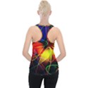 Fractal Pattern Abstract Chaos Piece Up Tank Top View2